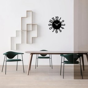 Fém falióra, fekete, 48×48 cm – TR891TNL2114