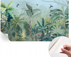 Öntapadós tapéta 3D fali furnér Trópusi természet 416x254 cm