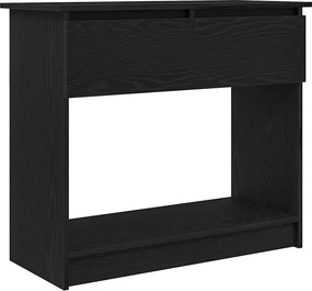 vidaXL fekete konzolasztal fiókokkal 85,5x38,5x74,5 cm