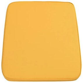 Kültéri székre ülőpárna VIREON 44x45 cm, mustár színű