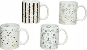 Karácsonyi kerámia bögre 12cm teás kávéhoz