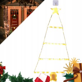 fĂ©ny led karĂĄcsonyfa lĂĄmpĂĄk meleg fehĂ©r ablak fĂ©nyfĂŒzĂ©r