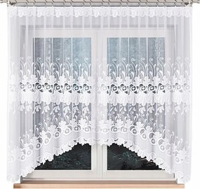 Kasjana Jacquard készfüggöny, alul kivágással 320x160 cm