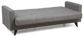 Háromszemélyes kihúzható kanapé KORFU világosszürke