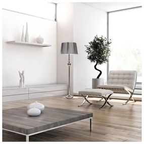 Állólámpa GILLENIA 1xE27/60W/230V ezüst