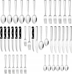 Evőeszköz Szett 6 személyes 36 db-os Mosogatógéphez rozsdamentes acél