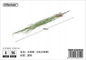 Hosszú Művirág Zöld 140cm Dekoráció