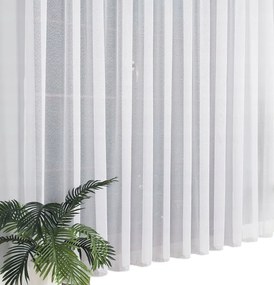 Kész Török Függöny Napellenző Ólommal 350X180 Optikai Fehér