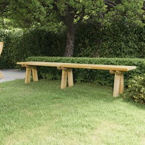 vidaXL impregnált tömör fenyőfa kerti pad 220 cm