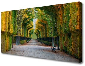 Vászonfotó Park Őszi kert Természet 100x50 cm