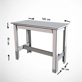 Barra Walnut étkezőasztal