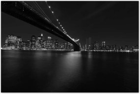 Poszterek 120x80 Éjszakai kép az amerikai hídról