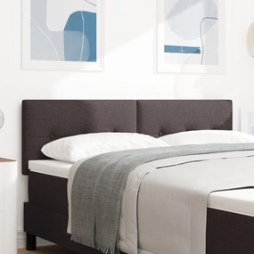 Fejtámla Gombos Tűzött Sötétbarna 140 cm Szövet