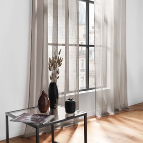 Barna átlátszó függöny 140x240 cm Lissea – douceur d'intérieur