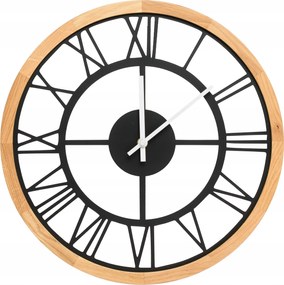 Leja falióra 37cm fa Tölgy konyhába nappaliba hálószoba hangtalan