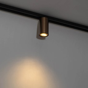 Modern sötét bronz reflektor 1 fázisú sínrendszerhez GU10 35mm - Iconic Ruby Honey