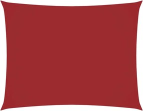 vidaXL piros téglalap alakú oxford-szövet napvitorla 4 x 5 m