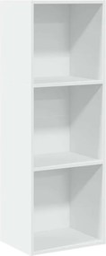 vidaXL fehér szerelt fa könyvespolc 40 x 30 x 114 cm