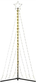 meleg fehér LED karácsonyfa 339 LED 187 cm