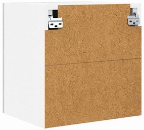 Függő szekrény Riga 2 pcs Beton szürke és fehér 40 x 31 x 40 cm