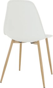 Szék, fehér/natúr, SINTIA
