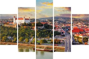 Kép - panoráma, Pozsony, Szlovákia (150x105 cm)