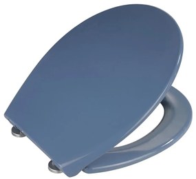WENKO 22403100-WC ülőke SAMOS 44,5x37,5 cm kék/ezüst