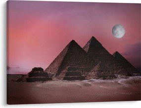 Kép - Piramisok giza, Egyiptom (70x50 cm)