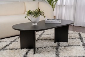 Sable fekete fahatású dohányzóasztal