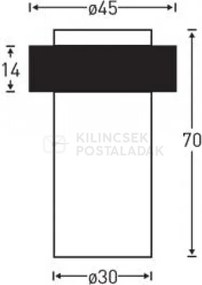 Ajtóütköző NOWD rozsdamentes