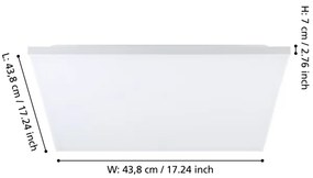 Eglo 900704 - LED Mennyezeti lámpa TURCONA LED/21W/230V