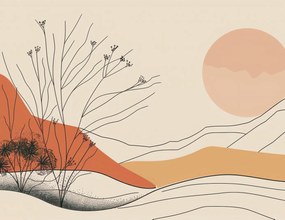 Poszter 65x50cm Sivatagi dűne