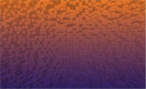 Fotótapéta Színátmenetes Absztrakt Geometriai Narancs-Lila 300x210 +ragasztó