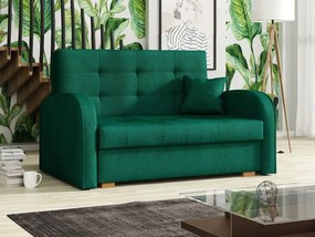 BELA GOLD 2 kinyitható kanapé tárolóval - zöld