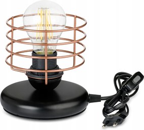 Éjjeli lámpa Loft asztali lámpa led E27 vezeték