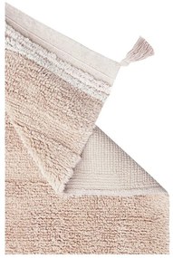 Világos rózsaszín mosható kézi szövésű pamut szőnyeg 90x130 cm Bloom Rose – Lorena Canals