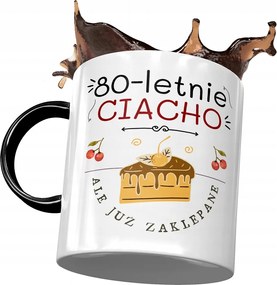 Fekete Bögre Születésnapra 80 80-es 80-as Ajándék Nyomtatott Fotóval