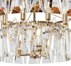 Maytoni MOD043PL-12G - Csillár láncon PUNTES 12xE14/40W/230V arany