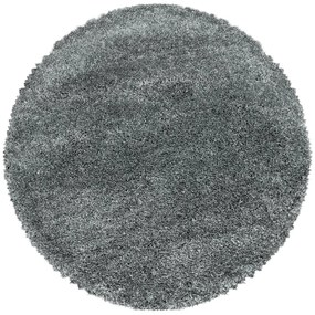 Szürke kerek szőnyeg ø 80 cm Fluffy – Ayyildiz Carpets