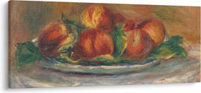 Kép - Auguste Renoir, Peaches on a  Plate, reprodukciók (120x50 cm)