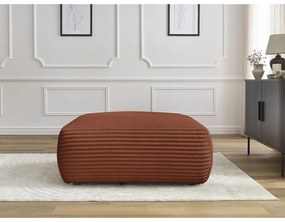 Téglavörös kordbársony lábtartó Lucien – Bobochic Paris