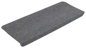 30 db szürke öntapadó lépcsőszőnyeg 65x24,5x3,5 cm