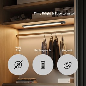 MAGNETO LIGHT mágneses LED-lámpa szekrénybe