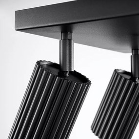 Sollux SL.1583 - Spotlámpa KARBON 4xGU10/10W/230V fekete