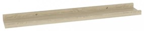 4 db sonoma tölgy színű fali polc 60 x 9 x 3 cm