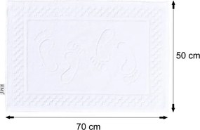 EMI fehér fürdőszoba szőnyeg