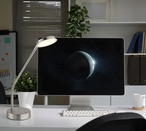 Globo 58504TN - SILVIO LED dimmelhető, érintésvezérlésű asztali lámpa, LED/6,5W/230V, matt króm