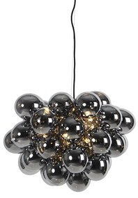 Design lógólámpa fekete füstüveggel kerek 8-lámpás - Uvas