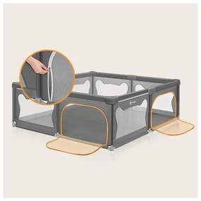 Lionelo - Járóka WILLOW XL szürke