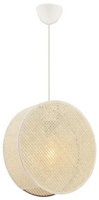 Zsinóros csillár BIG DRUM 1xE27/60W/230V krémszínű